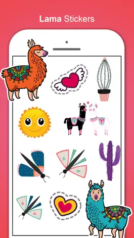 Game screenshot Llama Love Stickers apk