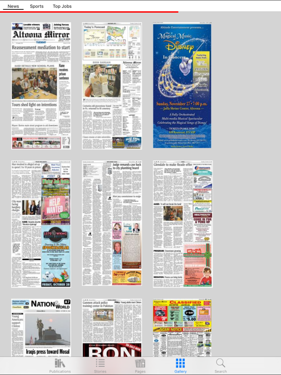 Altoona Mirror All Access iPad screenshot