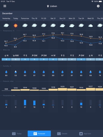 アイコン上の天気 - Weather on Iconのおすすめ画像3