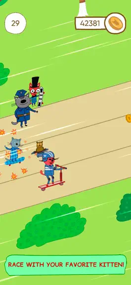 Game screenshot Kid-e-Cats: Races Skate Rush apk