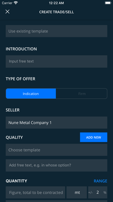 TradeCloud Metal Screenshot