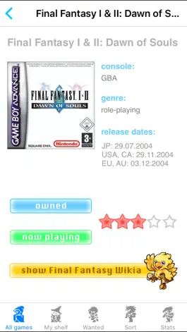 Game screenshot FFcollection for Final Fantasy apk