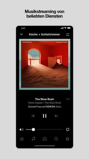 Screenshot von Sonos S1 Controller auf dem iPhone 3