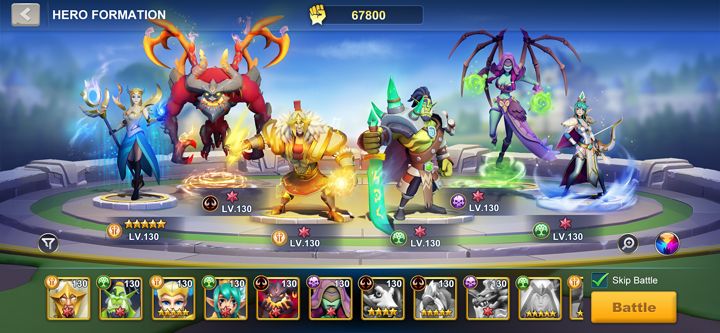 Idle War: Legendary Heroes screenshot 2