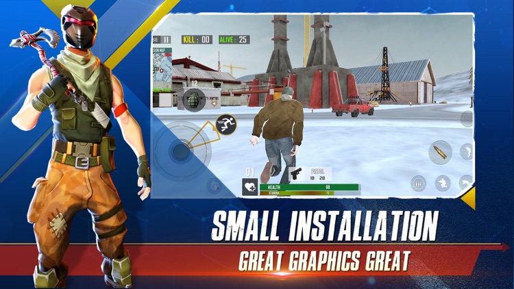 Winter Strike Battle Royale 3D