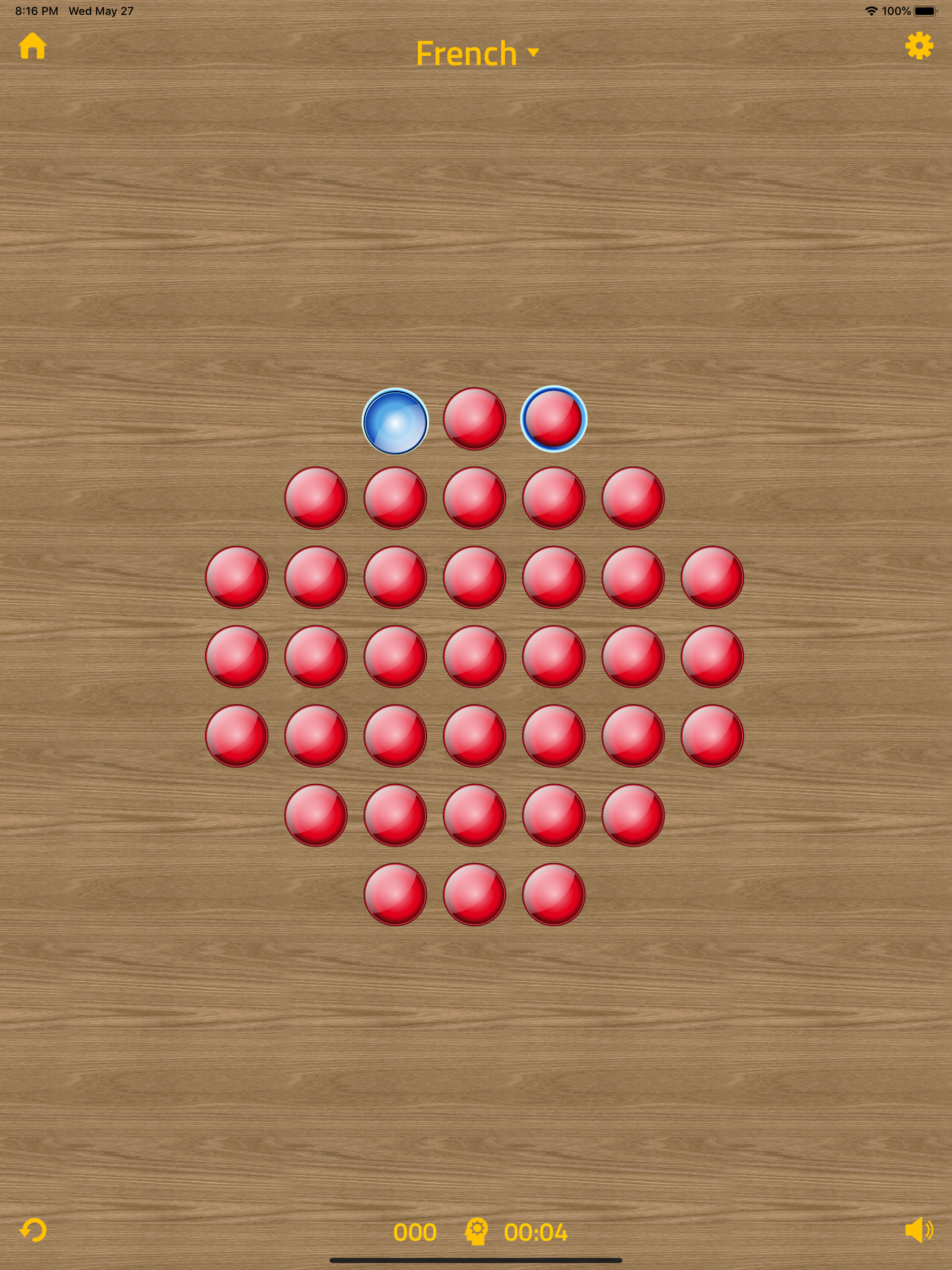 Marble Solitaire - Peg Puzzles