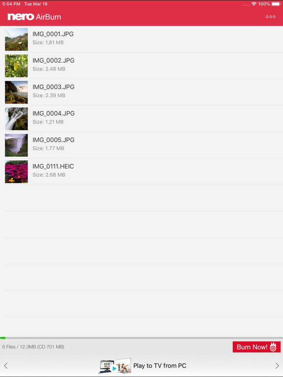 Screenshot #5 pour Nero AirBurn