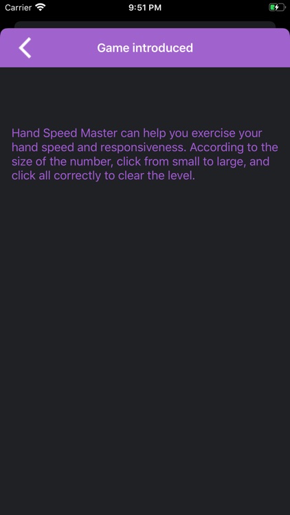 Master hand speed