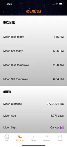 Screenshot 6 Fase de la luna iphone