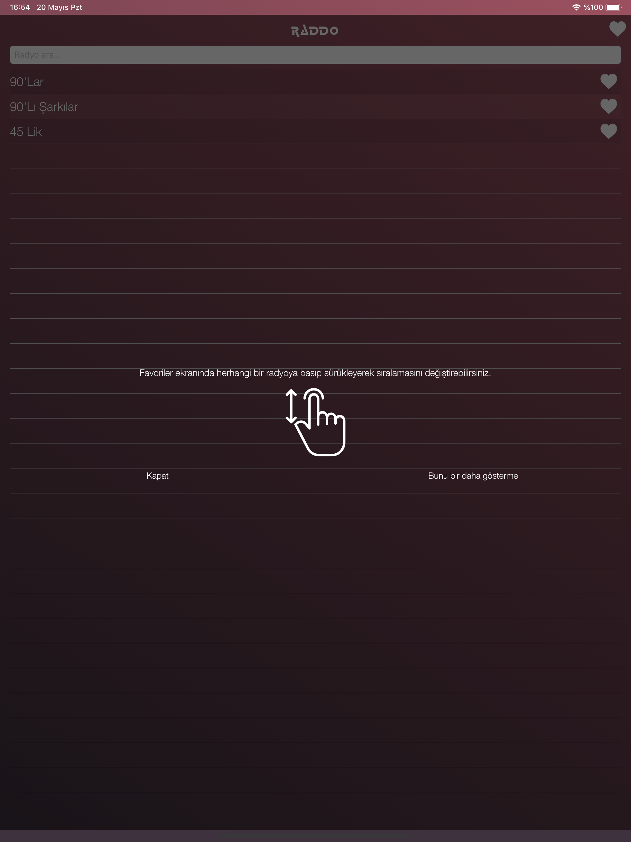 Raddo - Online radyonuz screenshot 8