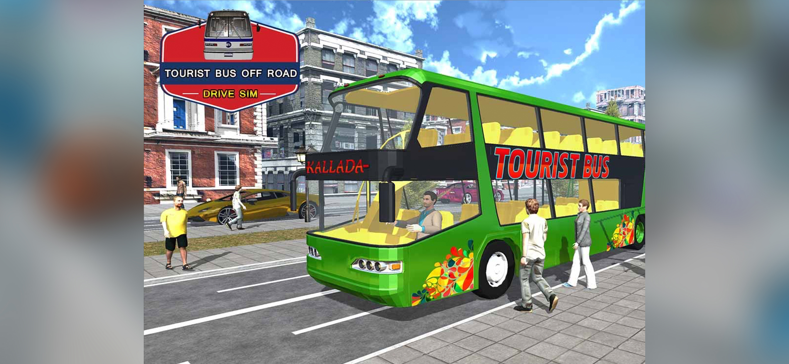 Tourist Bus Off Road Drive Sim screenshot 5