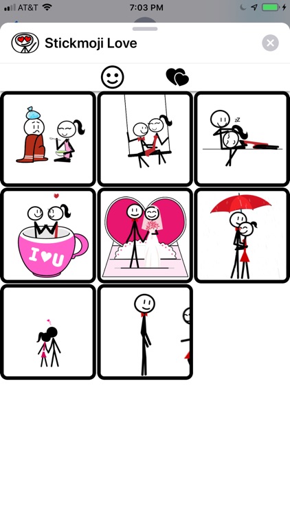 Stickmoji Cute Love Stickers screenshot-3