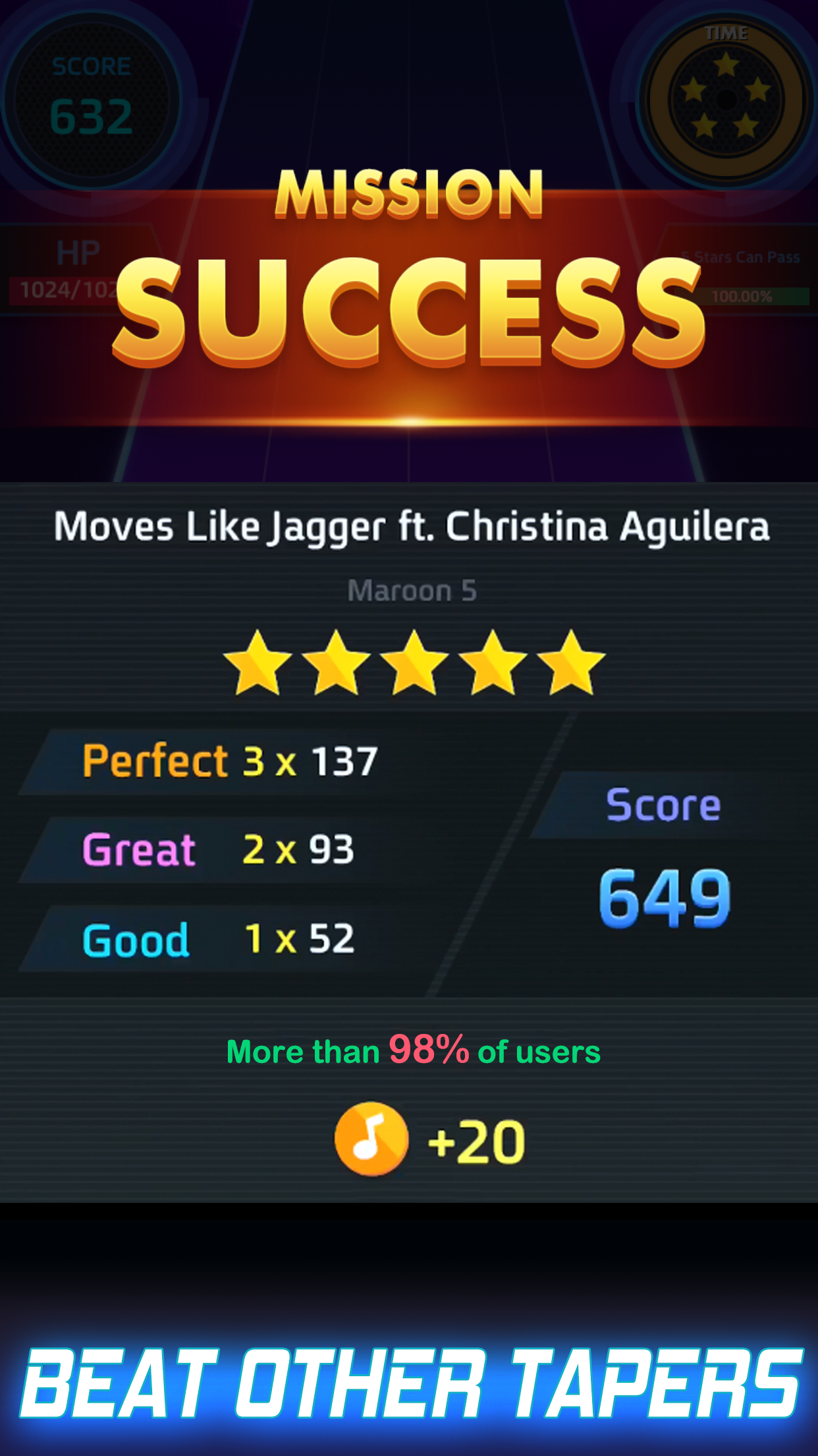 Tap Tap Music-Pop Songs screenshot 6