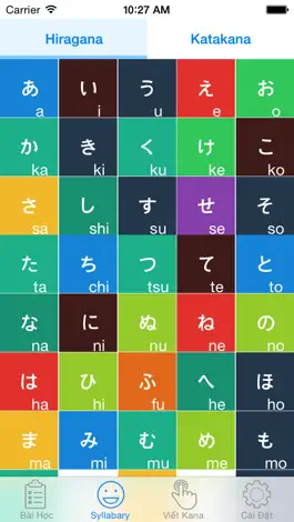 Game screenshot Học Tiếng Nhật Online apk