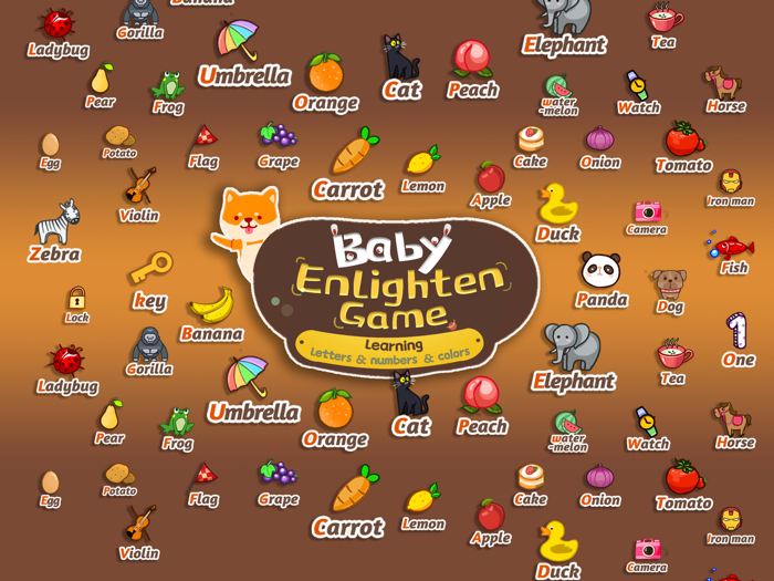 Baby ABC - 26 letters games