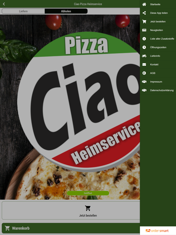 Screenshot #6 pour Ciao Pizza Heimservice