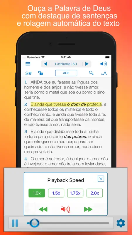 Bíblia Sagrada & Áudio screenshot 4 of 7