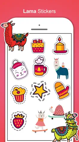 Game screenshot Llama Love Stickers hack