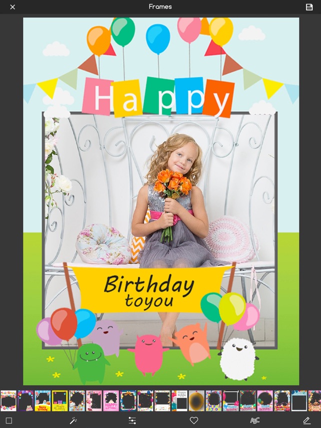 お誕生日おめでとうございます フォトフレーム をapp Storeで