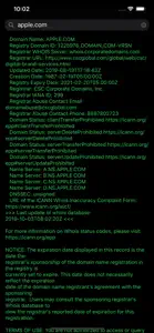 Whois - Lookup & Availability screenshot #2 for iPhone