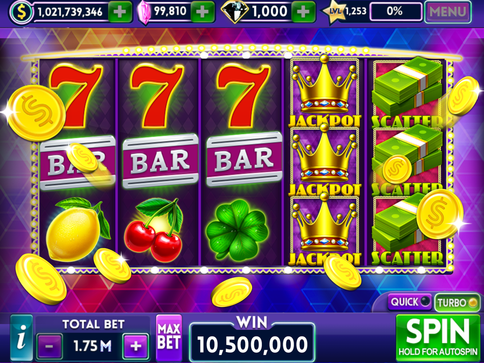 #7. Slot Bonanza: 777 Vegas casino (iOS) Av: Joyvoo Ltd.