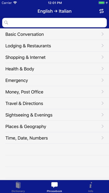 Accio Italian-English