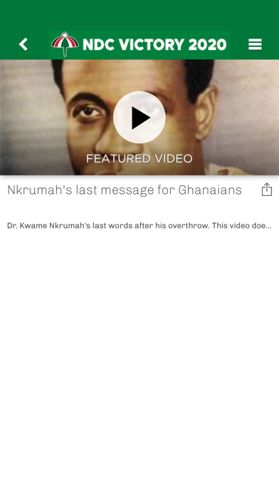 NDC GHANA iPhone screenshot 5 - News app