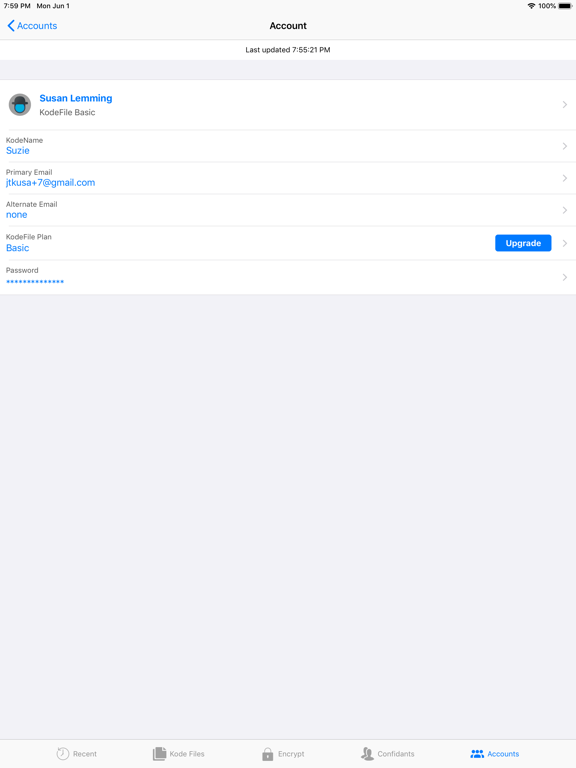 KodeFile iPad screenshot 2 - Productivity app