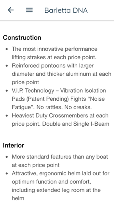 Barletta Pontoon Boats Screenshot