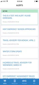 NYC Advance Warning System screenshot #1 for iPhone