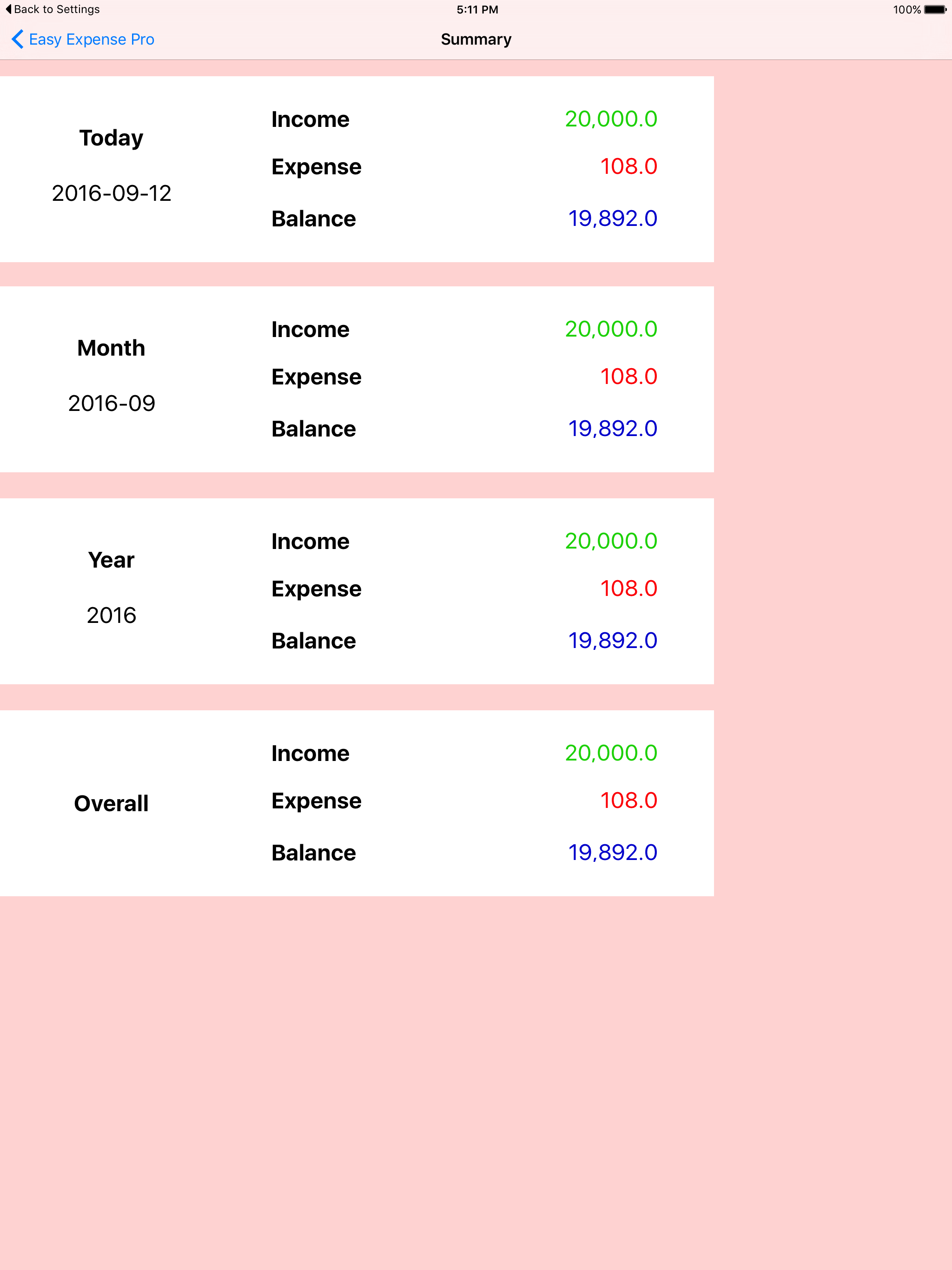 Easy Expense Pro screenshot 9