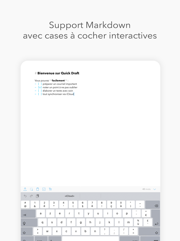 Screenshot #5 pour Bloc-Notes: Quick Draft