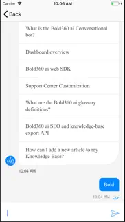 bold360ai chat iphone screenshot 1