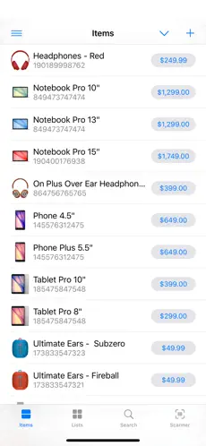 Captura 4 Inventario para Empresas iphone