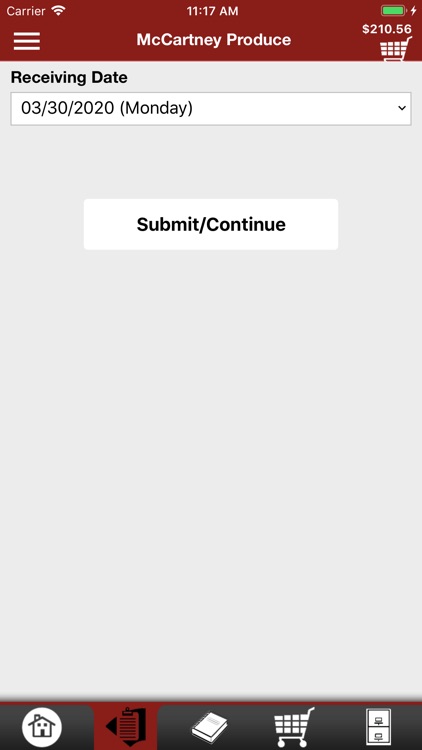 McCartney Produce Checkout