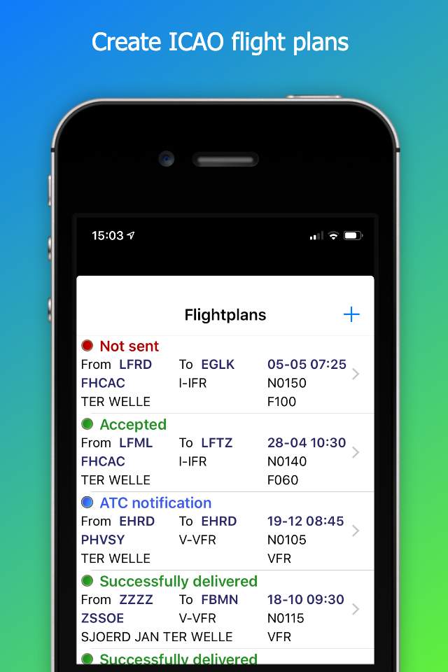 AeroPlus FlightPlan - VFR-IFR