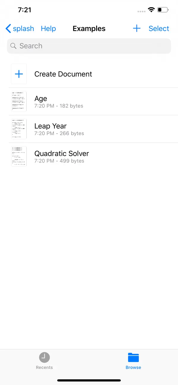 #1. Splash - Programming Language (iOS) 게시자: CEAFDC