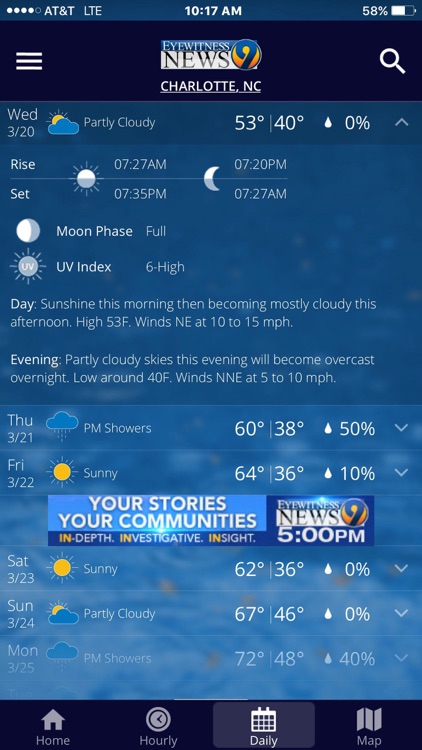 WSOC-TV Channel 9 Weather App