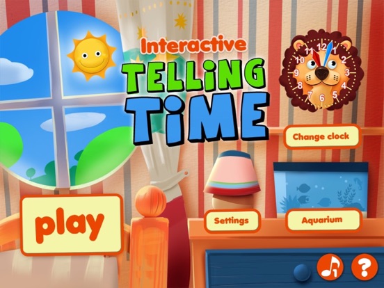 Interactive Telling Time Pro iPad screenshot 1 - Education app