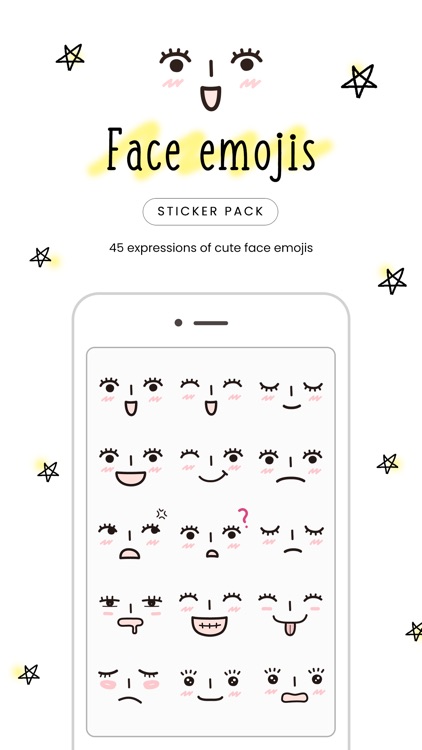 Face Emojis Sticker Pack