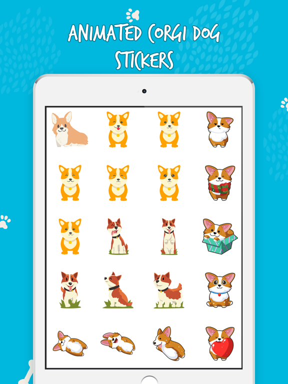 Screenshot #5 pour Cute Corgi Animated Emojis