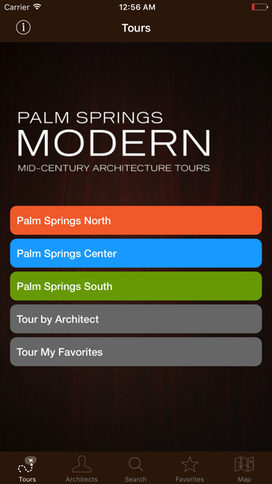 Palm Springs Modernism Tour Screenshot