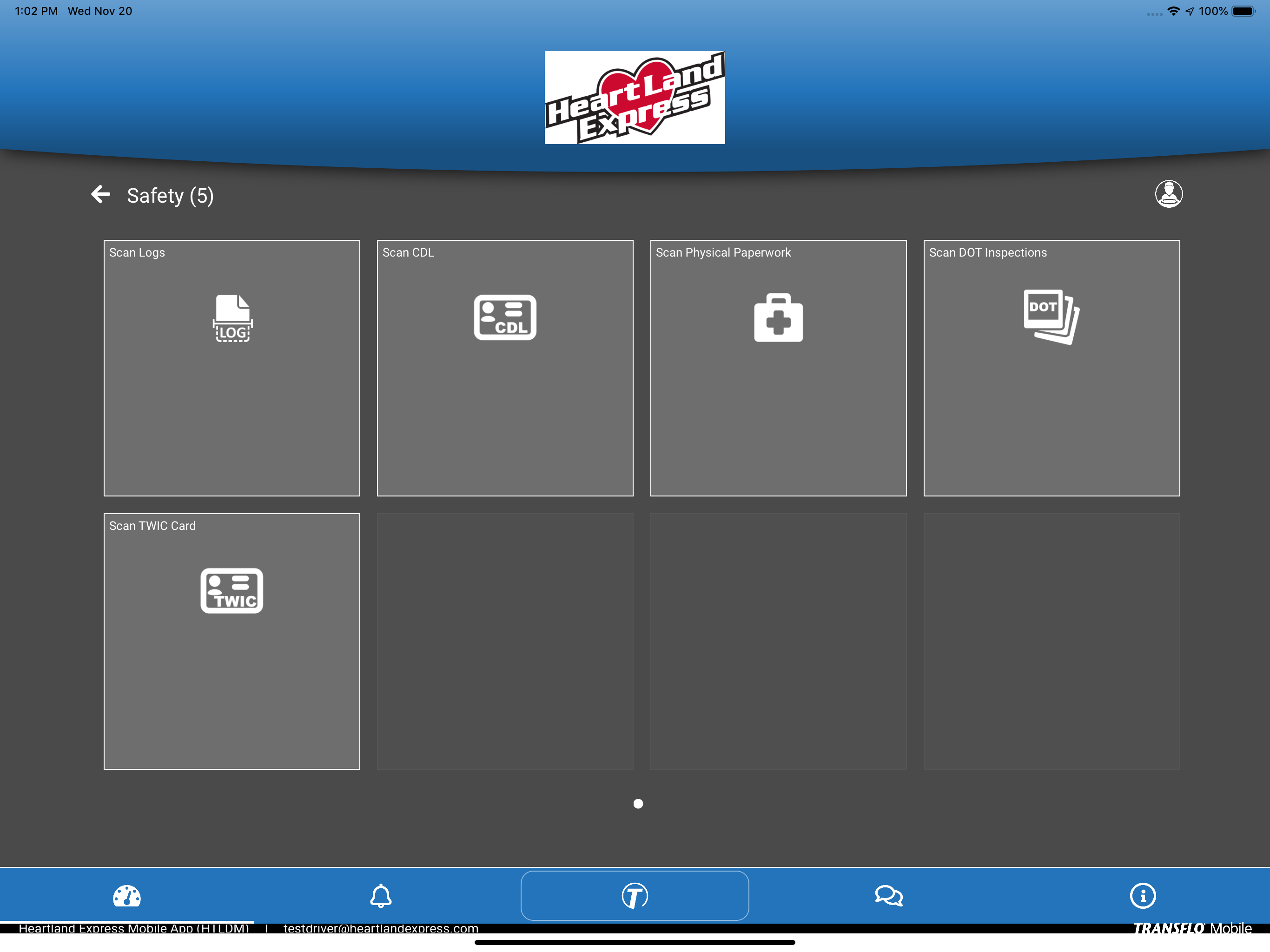 Heartland Express - Driver App