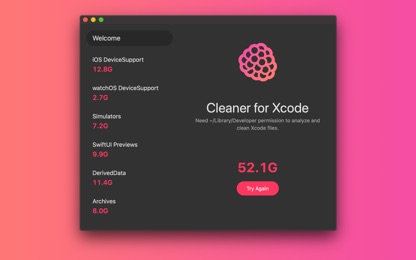 Cleaner for Xcode screenshot 1