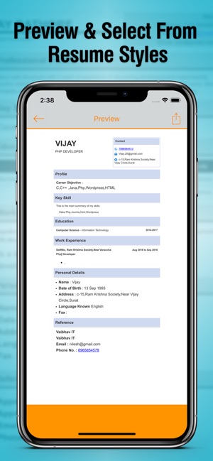 Resume Manager : CV Maker(圖4)-速報App
