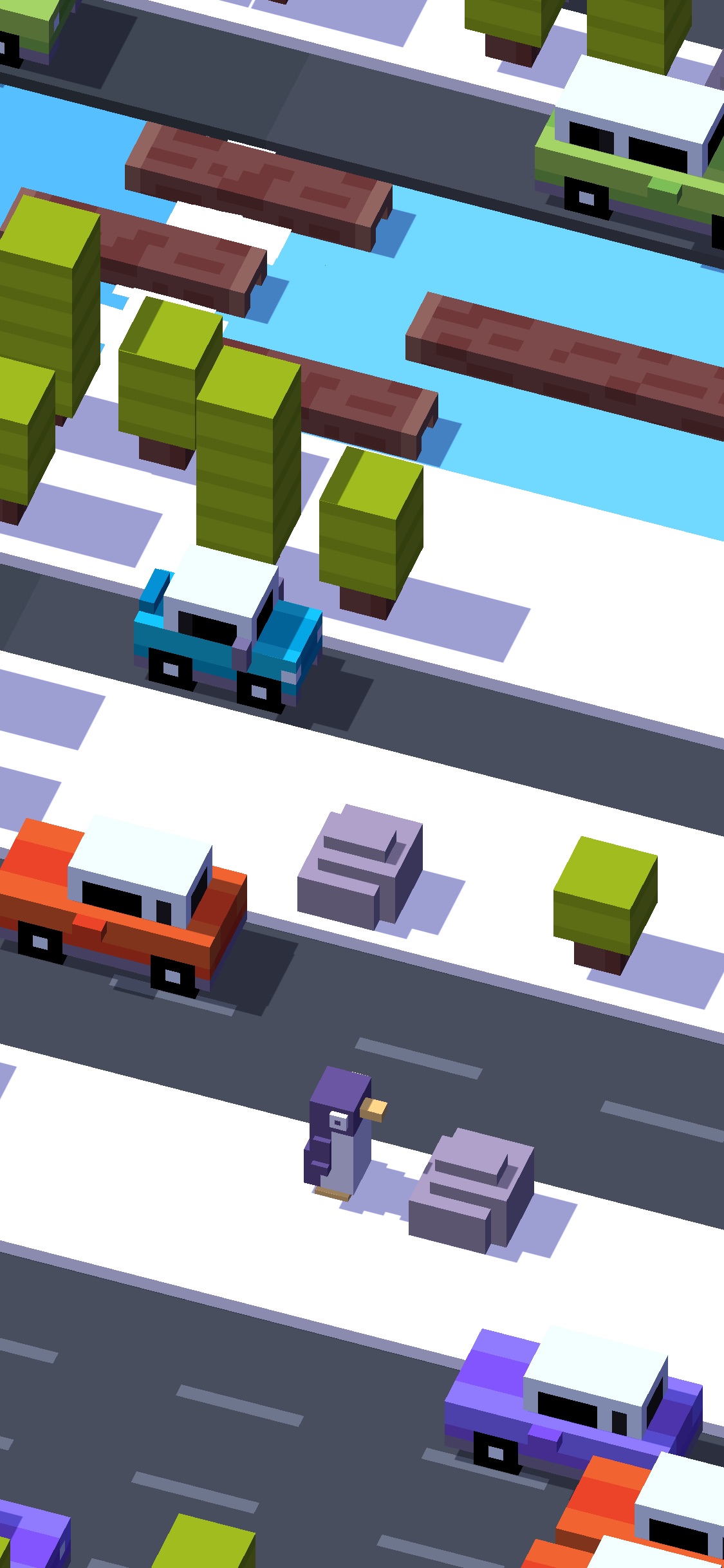 Screenshot do app Crossy Road