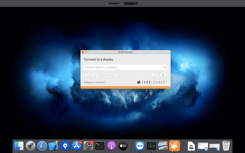 TEOS Connect app screenshot