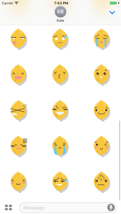 Screenshot #3 pour Sticker Me Funny Lemon