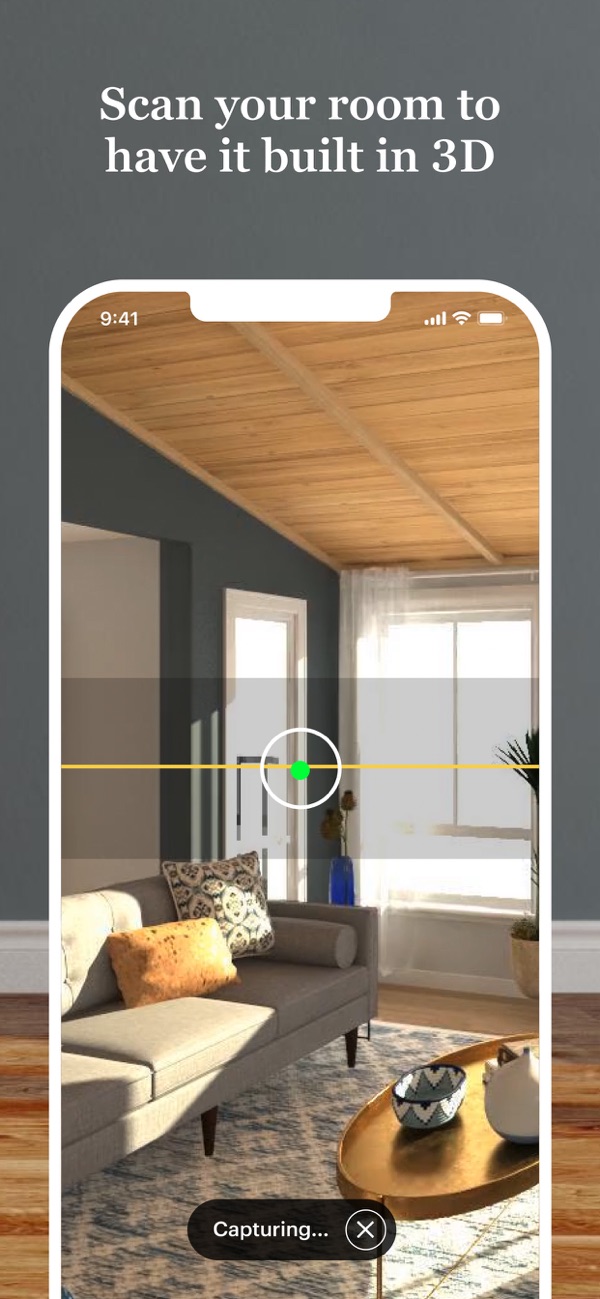 Modsy Interior Design App 3D Room Scan