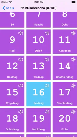 Game screenshot Uimhreacha: Numbers in Irish apk